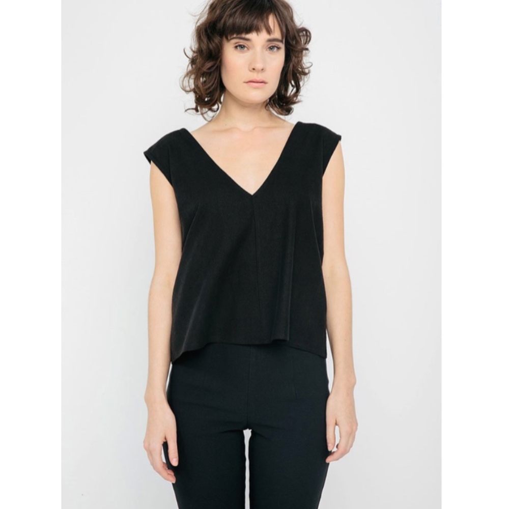 Elizabeth Suzann Marlena Tank in Raw Silk